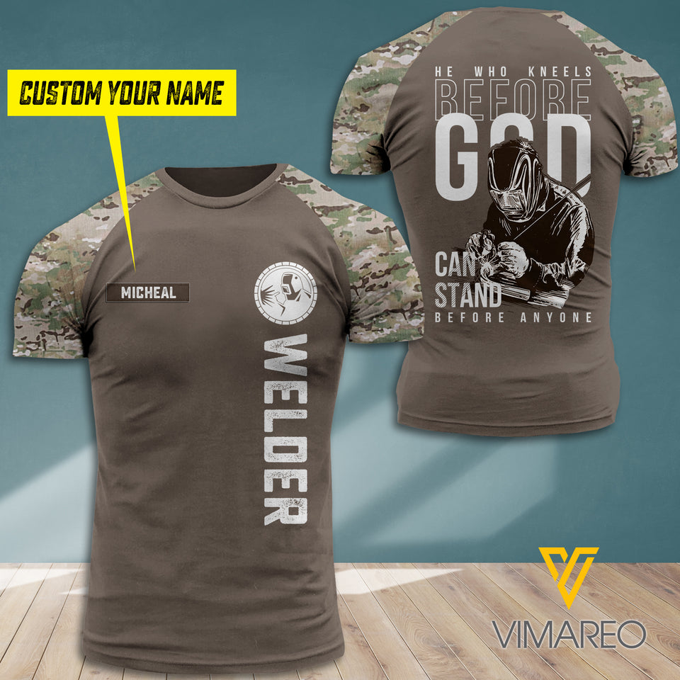 WELDER GOD TSHIRT 3D PRINTED TNDT3009