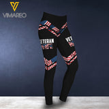 AMERICAN VETERAN WIFE  CRISS-CROSS TANK TOP LEGGING