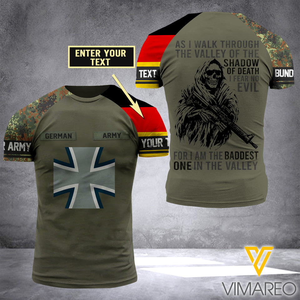 Customized German soldier 3D Printed Combat Shirt EZD1604