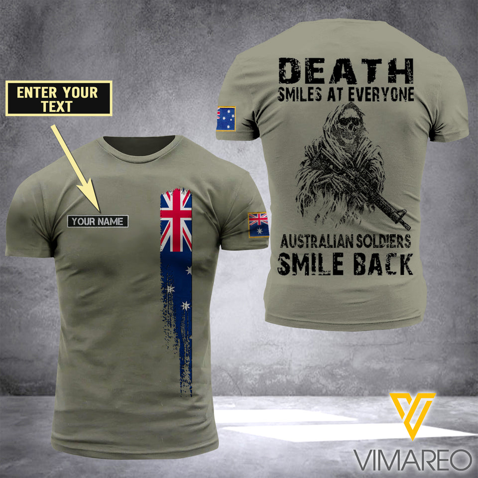 Customized Australian Soldier 3D Printed Combat Shirt EZD084
