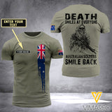 Customized Australian Soldier 3D Printed Combat Shirt EZD084