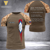 Arkansas-Gun Control Customized 3D PRINTED SHIRT