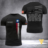 Customized Texas Flag 3D PRINTED SHIRT 1504NGBD