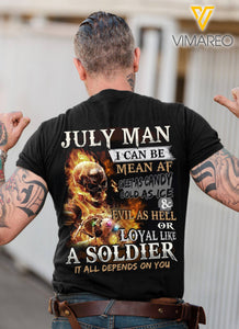 July Man T SHIRT 3D ALL PRINTED 1106D