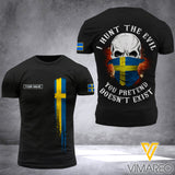 sweden SOLDIER CUSTOMIZE T SHIRT 3D PRINTED TMTL HUNT THE EVIL