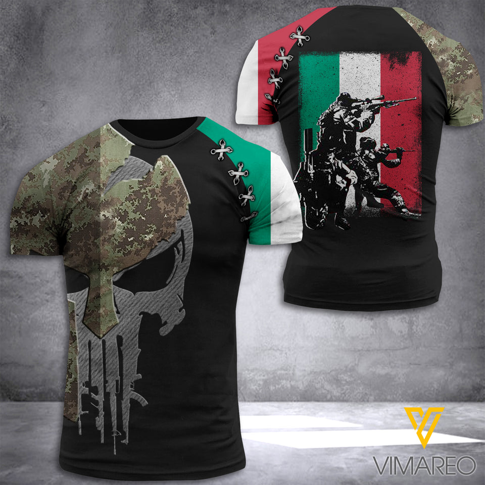 Italian army CAMO T SHIRT 3D PRINTED SGU