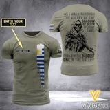 Customized Uruguay Soldier 3D Printed Shirt EZD074