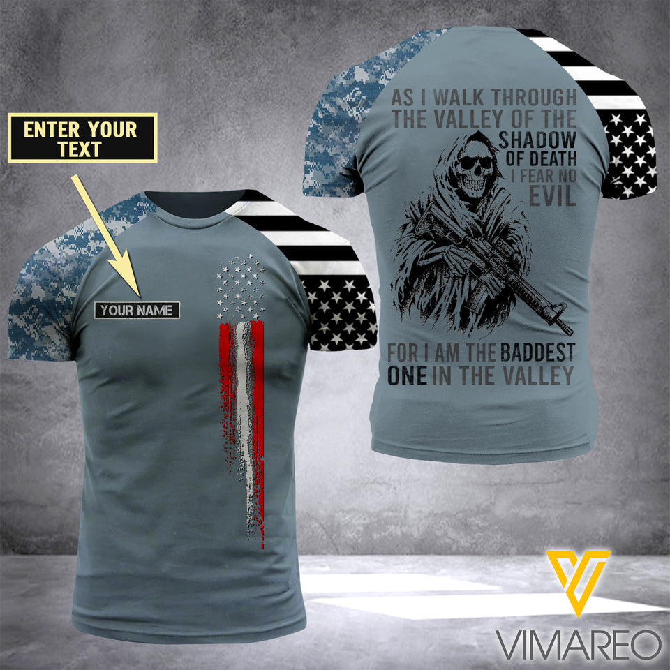 Customized US Navy 3D Printed Combat Shirt EZD154