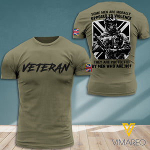 UK United kingdom Vereran  Tshirt 2307D