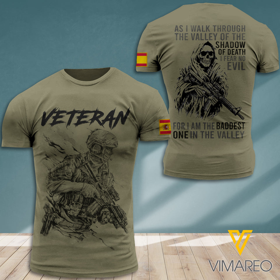 Spanish Soldier 3D Printed Combat Shirt EZD230721