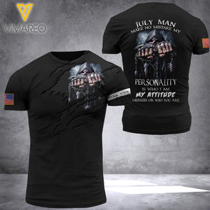 July Man Customized 3D PRINTED SHIRT TVM