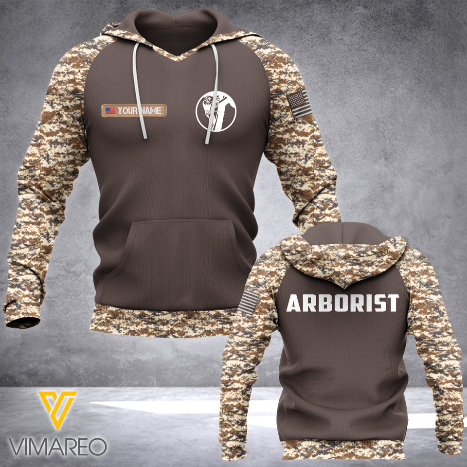 Personalized Arborist 3D printed hoodie SIEWQ