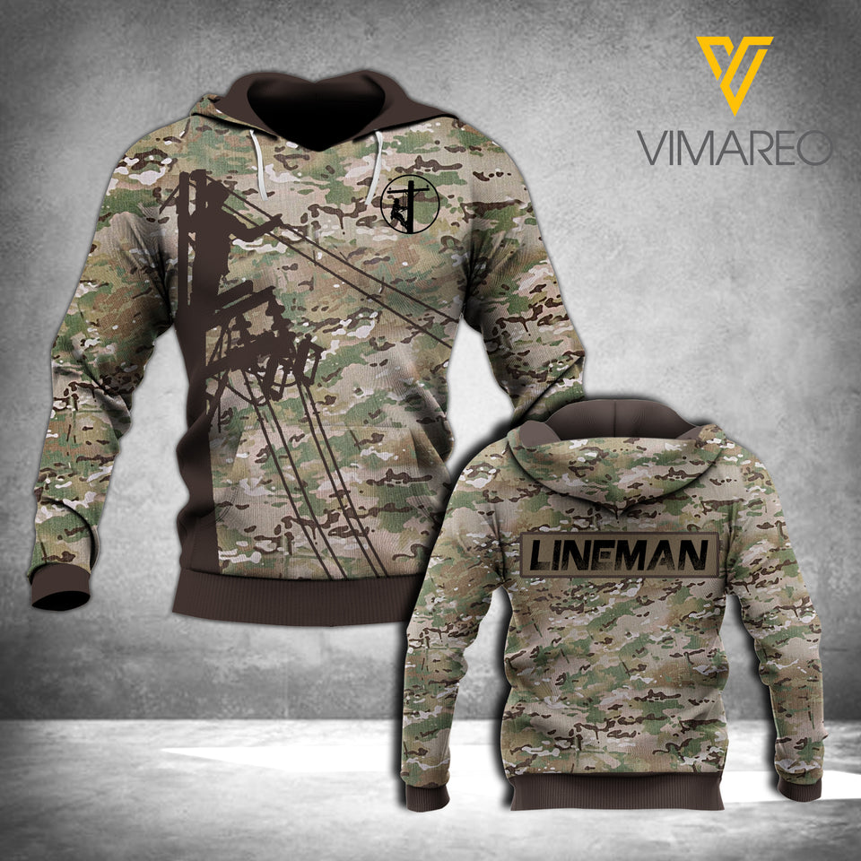lineman HOODIE 3D TPM CAMO