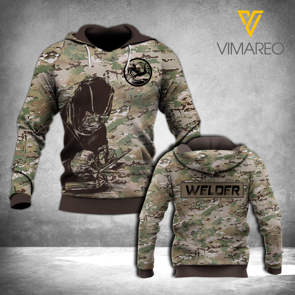 welder HOODIE 3D TPM CAMO