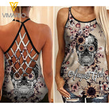 August Girl Criss-Cross Open Back Camisole Tank Top MKLSK