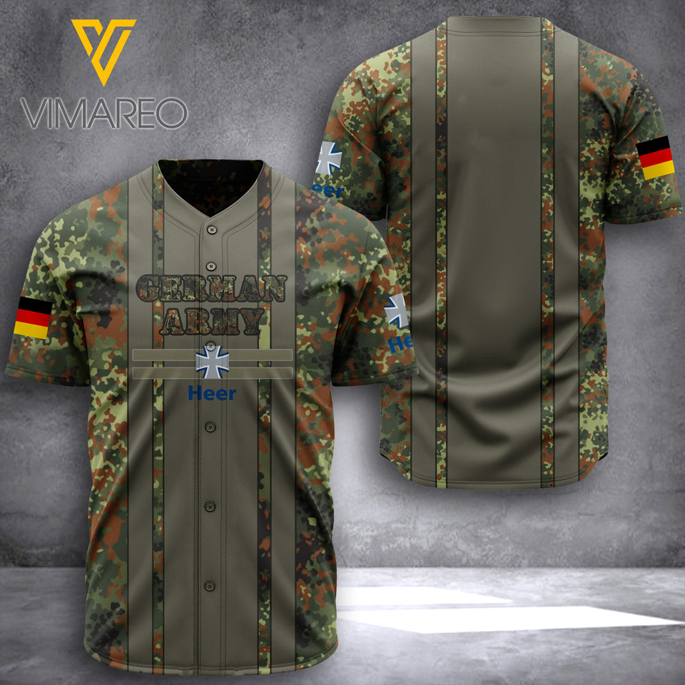 PHN German Army Baseball Shirt Printed APR-MQ09