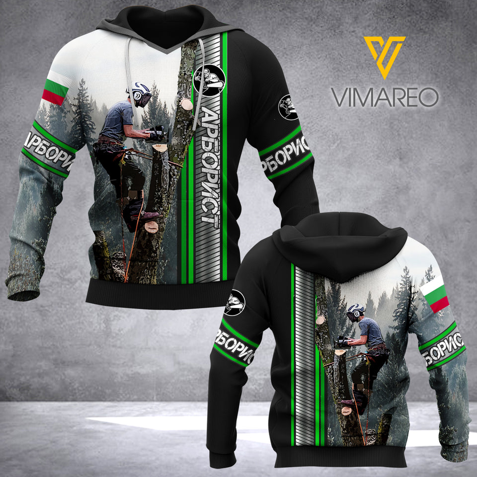 BULGARIA Арборист HOODIE 3D PRINTED AUG-DT12