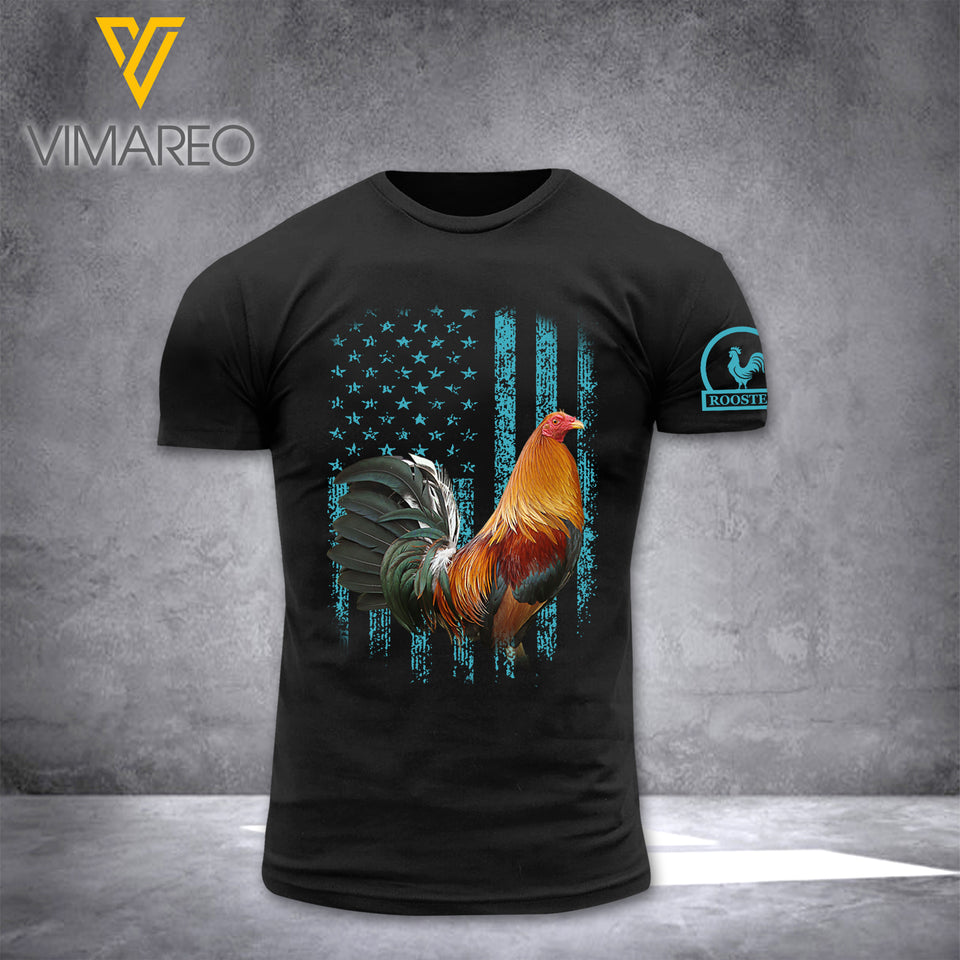 ROOSTER TSHIRT PRINTED SEP-NL08