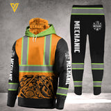 PERSONALIZED MECHANIC MASK HOODIE COMBO 3D PRINTED LC
