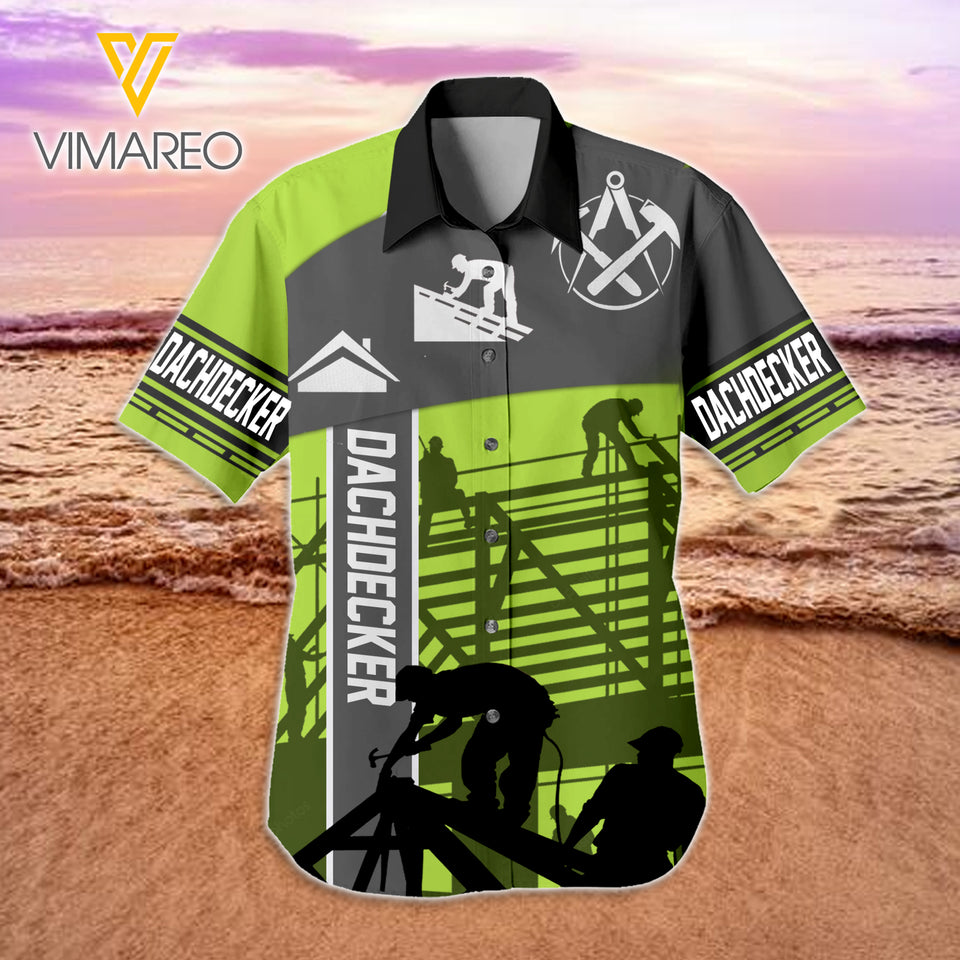 DACHDECKER 3D Printed Mens Shirt AUG-NL18