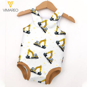 Excavator Baby Romper KSHEU4