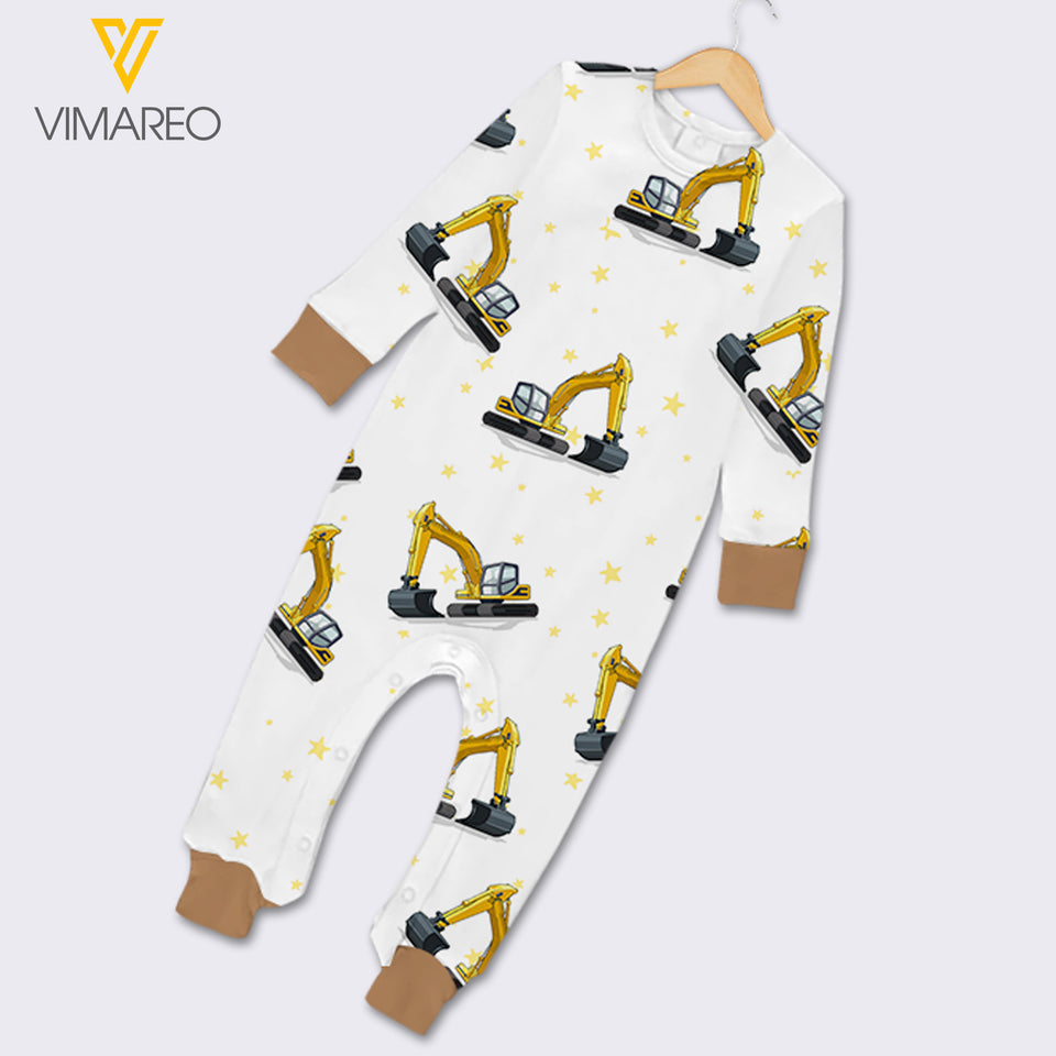 Excavator Baby Romper KSHEU7