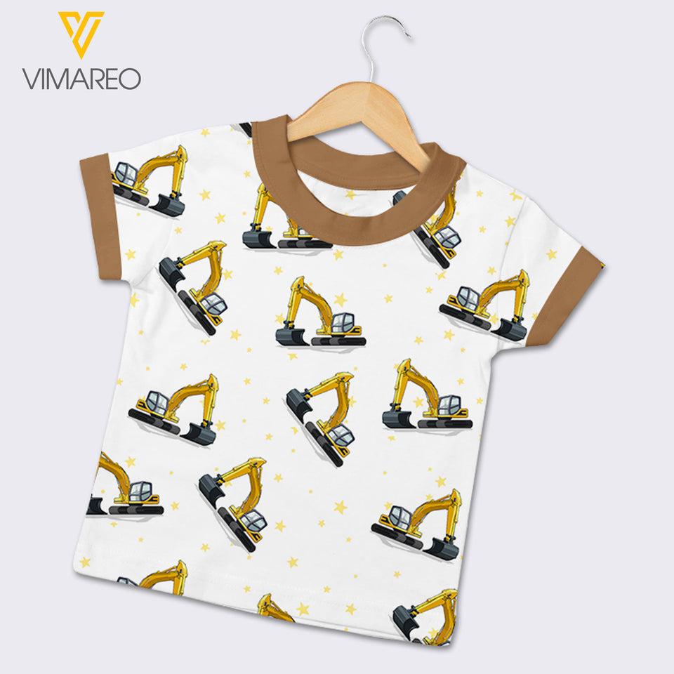 Excavator Baby Tshirt KSHEU9