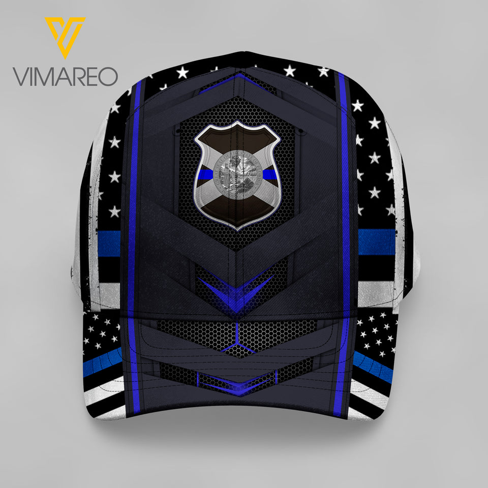 VH Florida blue thin Peaked cap 3D 2402 NV