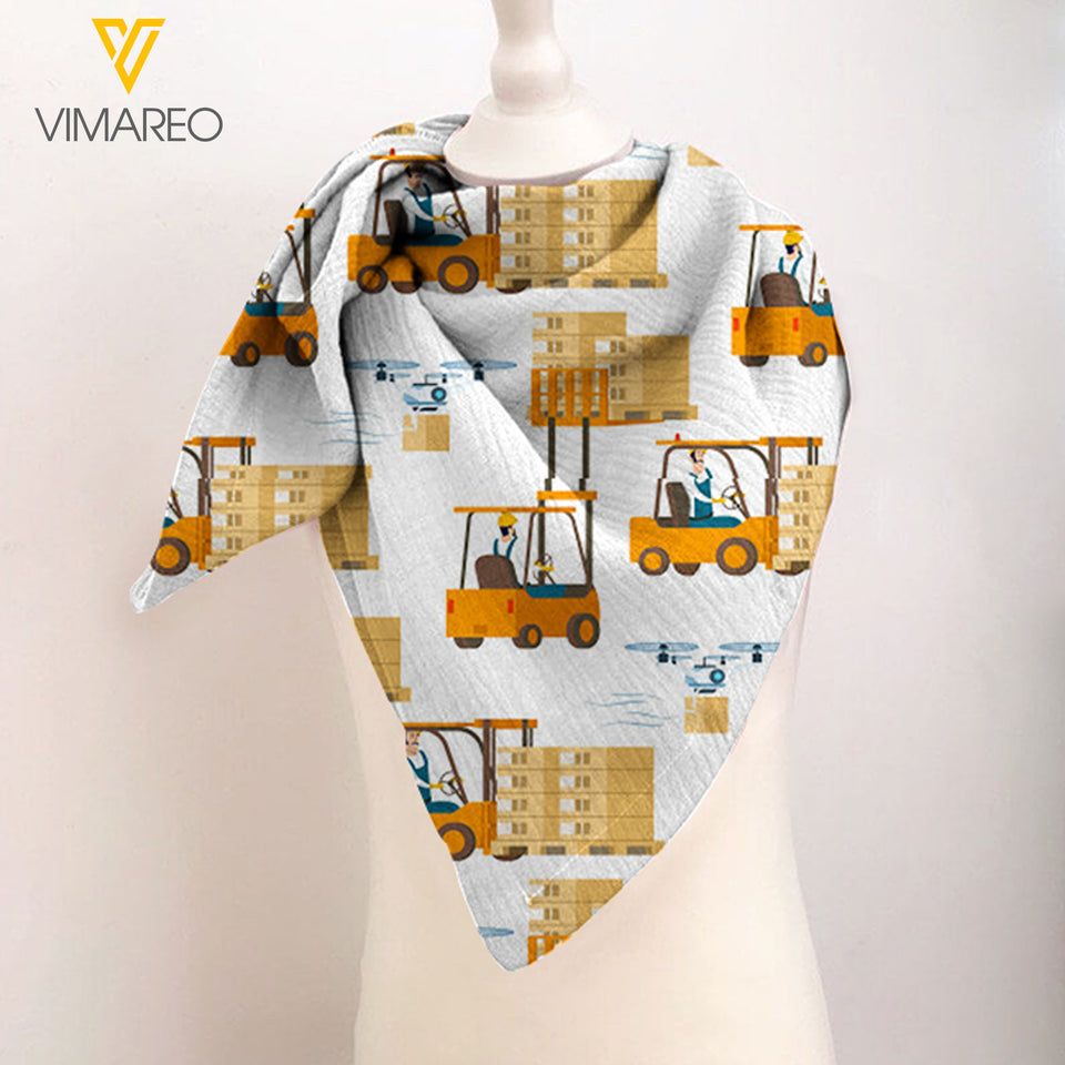 Forklift Baby Neckerchief KSHEU3