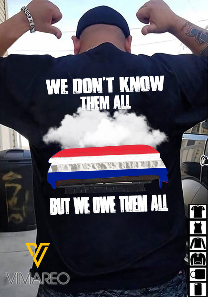 France Veterans TSHIRT 3D PRINTED AUG-NL20