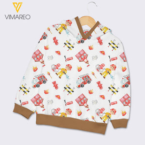 Firefighter Baby Hoodie KSHEU8