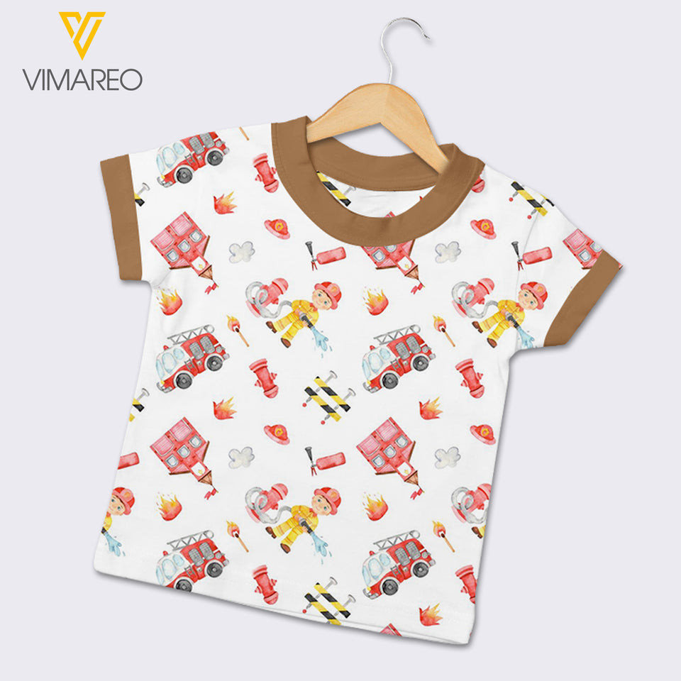 Firefighter Baby Tshirt KSHEU9