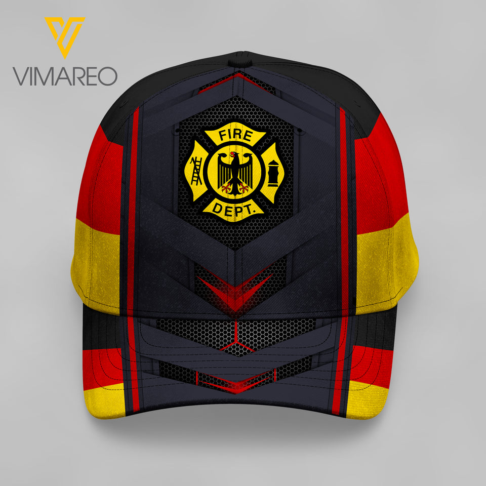 German Firefighter 3D printed Peaked cap TAR