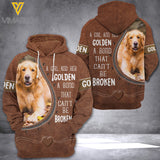 GOLDEN DOG HOODIE 3D LC