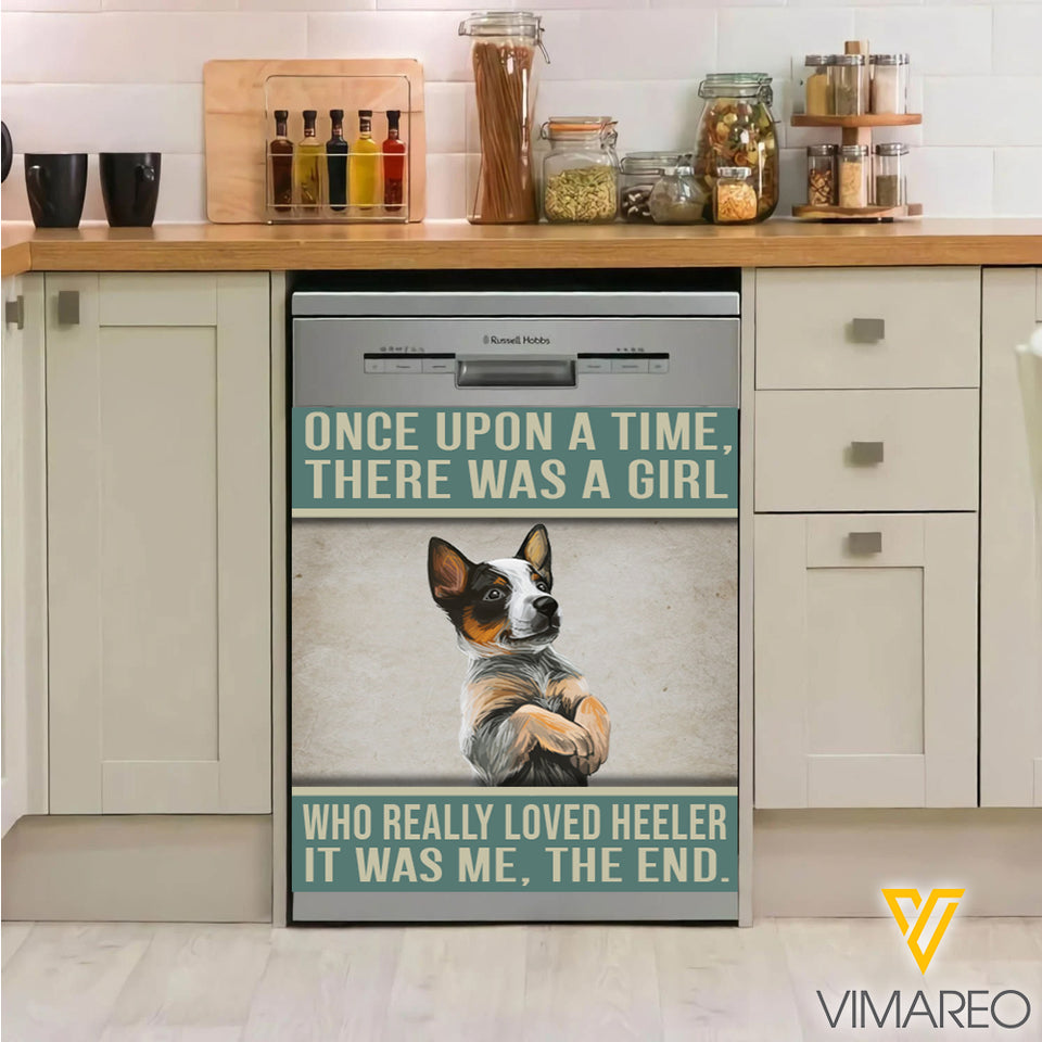 Heeler Dog Kitchen Dishwasher Cover