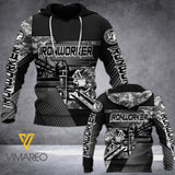 Ironworker 3D printed hoodie KTS