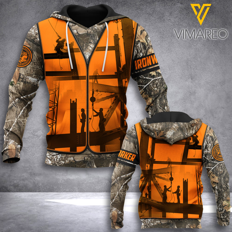 Ironworker 3D printed hoodie KIX