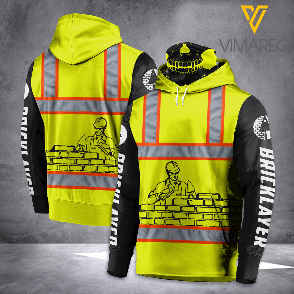Bricklayer Safety Mask Hoodie 3d printed dh 2202HQ