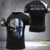 TEXAS BLUE LINE TSHIRT PRINTED MAY-HQ05