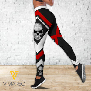Veteran's wife Cross Open Back Camisole Tank Top