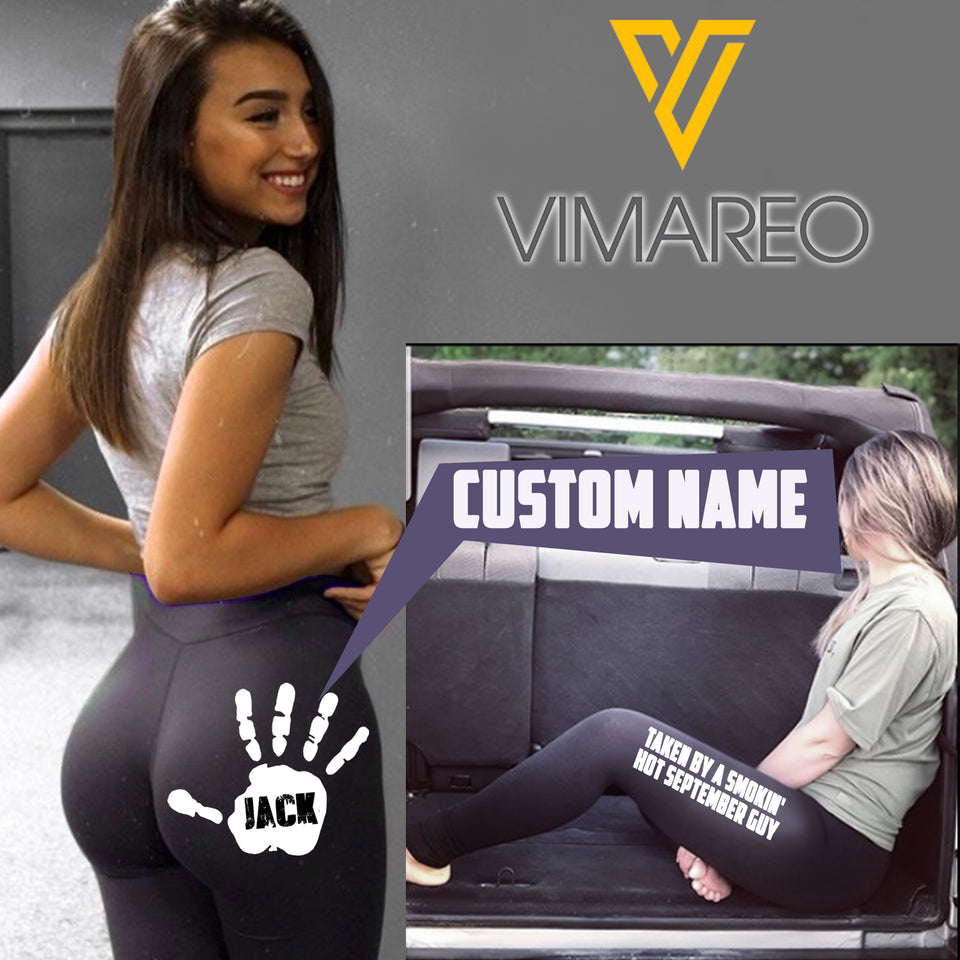 Personalized Taken By A Smokin' Hot September Guy Legging SEP-NL15