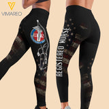 NURSE COSMIC TWIST BACK TANK/LEGGING