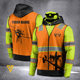 PERSONALIZED LINEMAN CUSTOMIZE MASK HOODIE 3D PRINTED LC