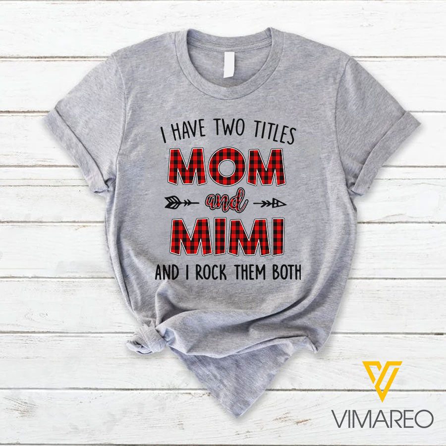 Customized Grandma nickname 3D Printed Shirt
