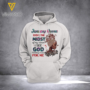 JANUARY GIRL EVEN IN THE MIDST HOODIE/ SWEATER QTHC1812