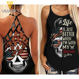 LINEMAN CRISS-CROSS TANK TOP