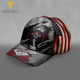 Arkansas Peaked cap 3D TL093 SKULL