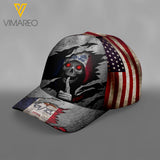 iowa Peaked cap 3D TL093 SKULL
