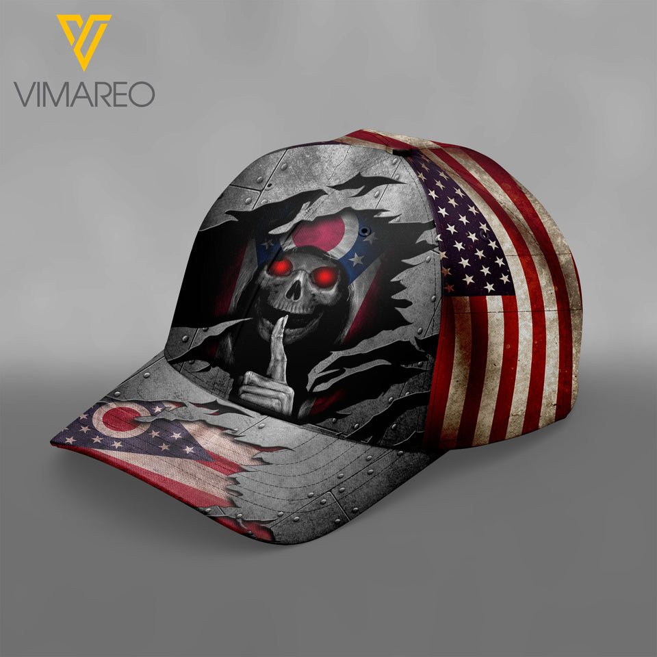 ohio Peaked cap 3D TL093 SKULL