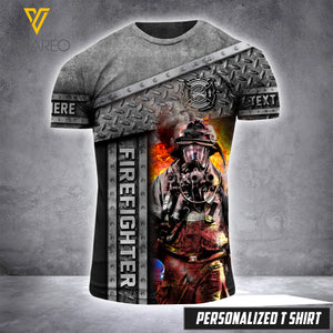 firefighter CUSTOMIZE T SHIRT 3D PRINTED TMT 125